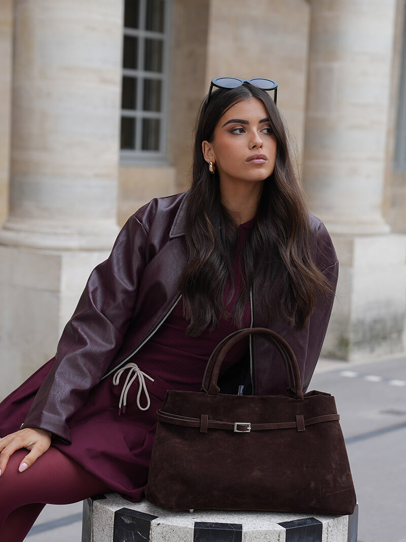 SUEDE BAG